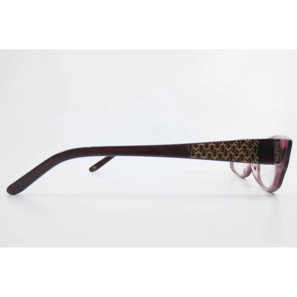 Bulova IRAKI Eyeglasses Tortoise Rose Rectangular Frames 53-15-135 39668